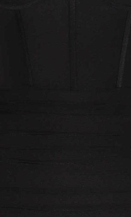 Black fabric texture close-up