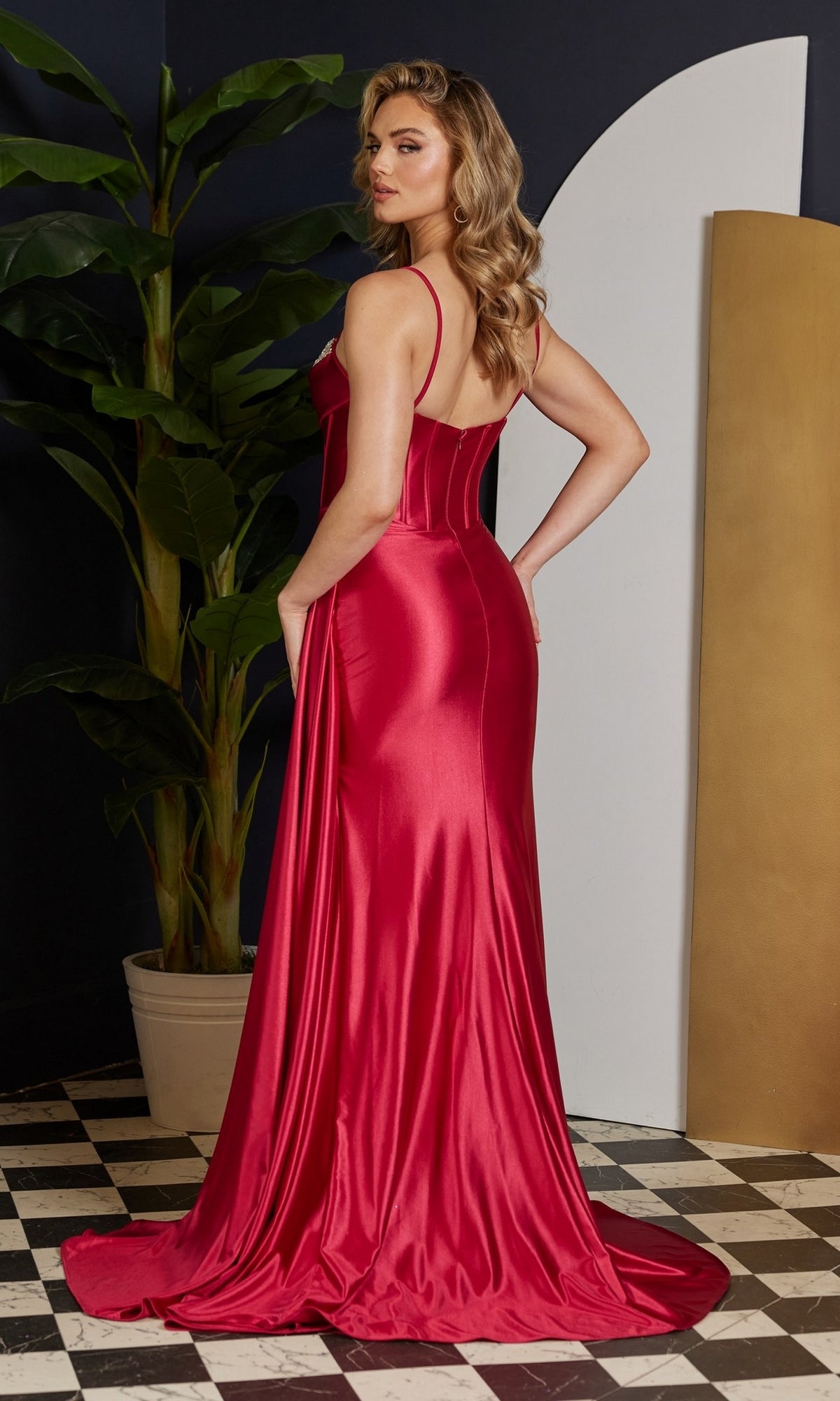 Sweetheart Corset Long Formal Prom Dress E1242