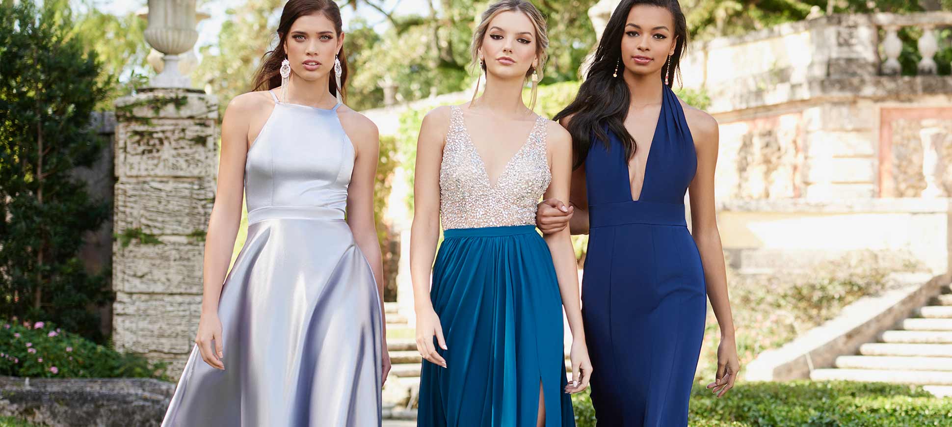 sachin and babi light blue dress Prom Dresses With Pockets main image 1
