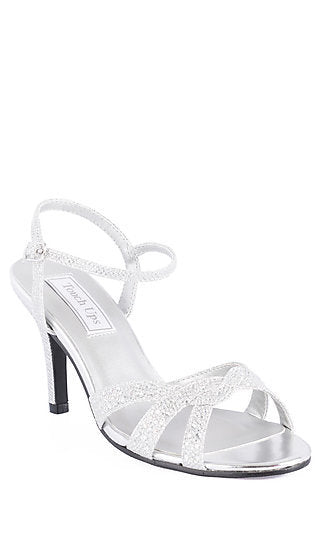 Silver Prom Shoes, Sexy Silver High Heels PromGirl