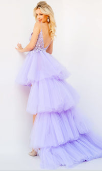 Ruffled High-Low Prom Dress 07263 by Jovani