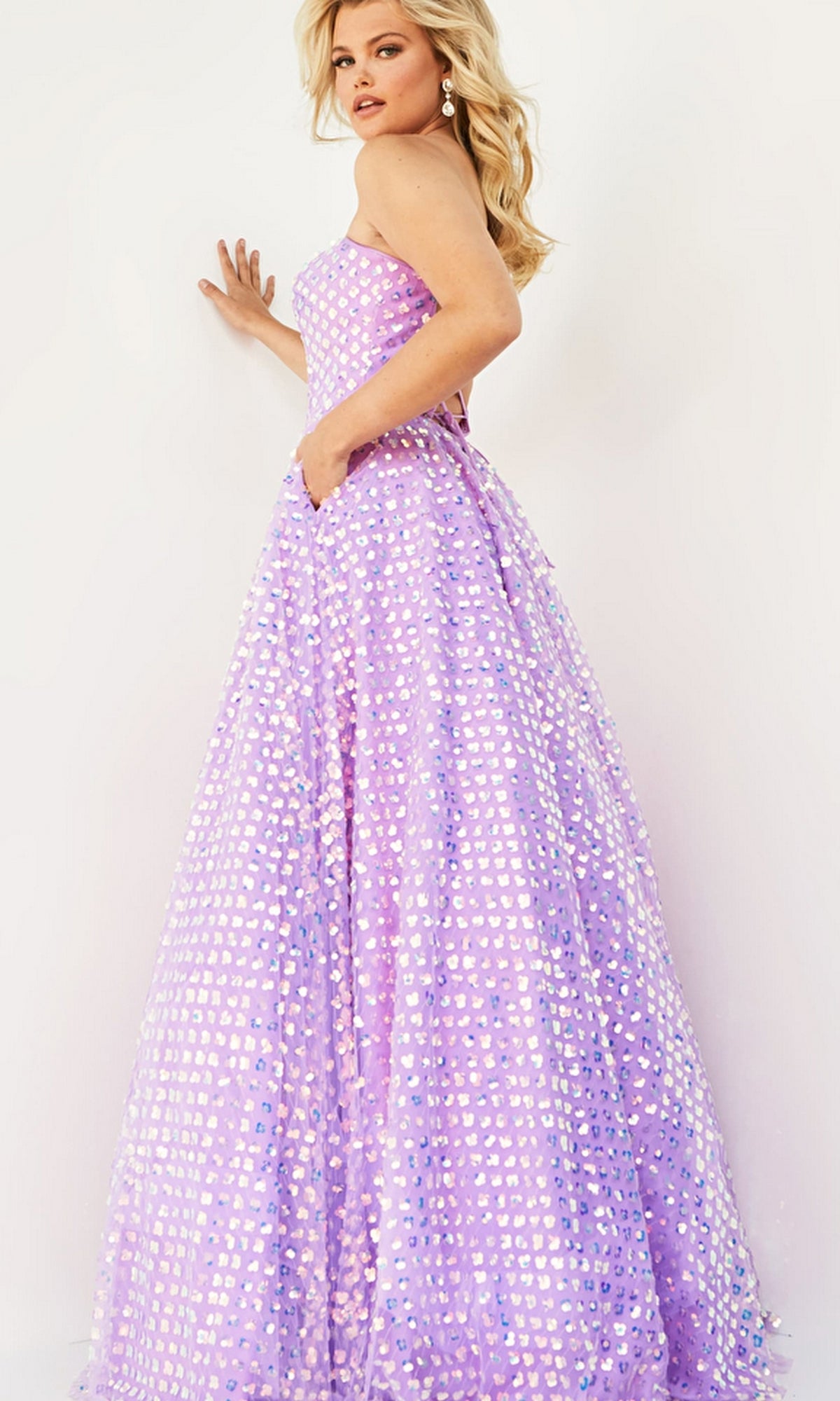 Plus-Size Long Prom Dress 08605B by Jovani
