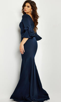 Long Formal Jovani Dress 09776 Navy / 00 Long Formal Jovani Dress 09776 Navy / 00