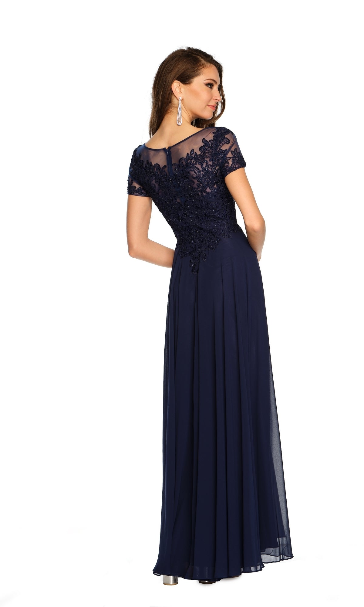 Long Formal Dress A10595 by Dave and Johnny