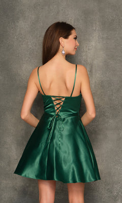 Short Green Homecoming Dress with Beads - PromGirl Short Green Homecoming Dress with Beads - PromGirl