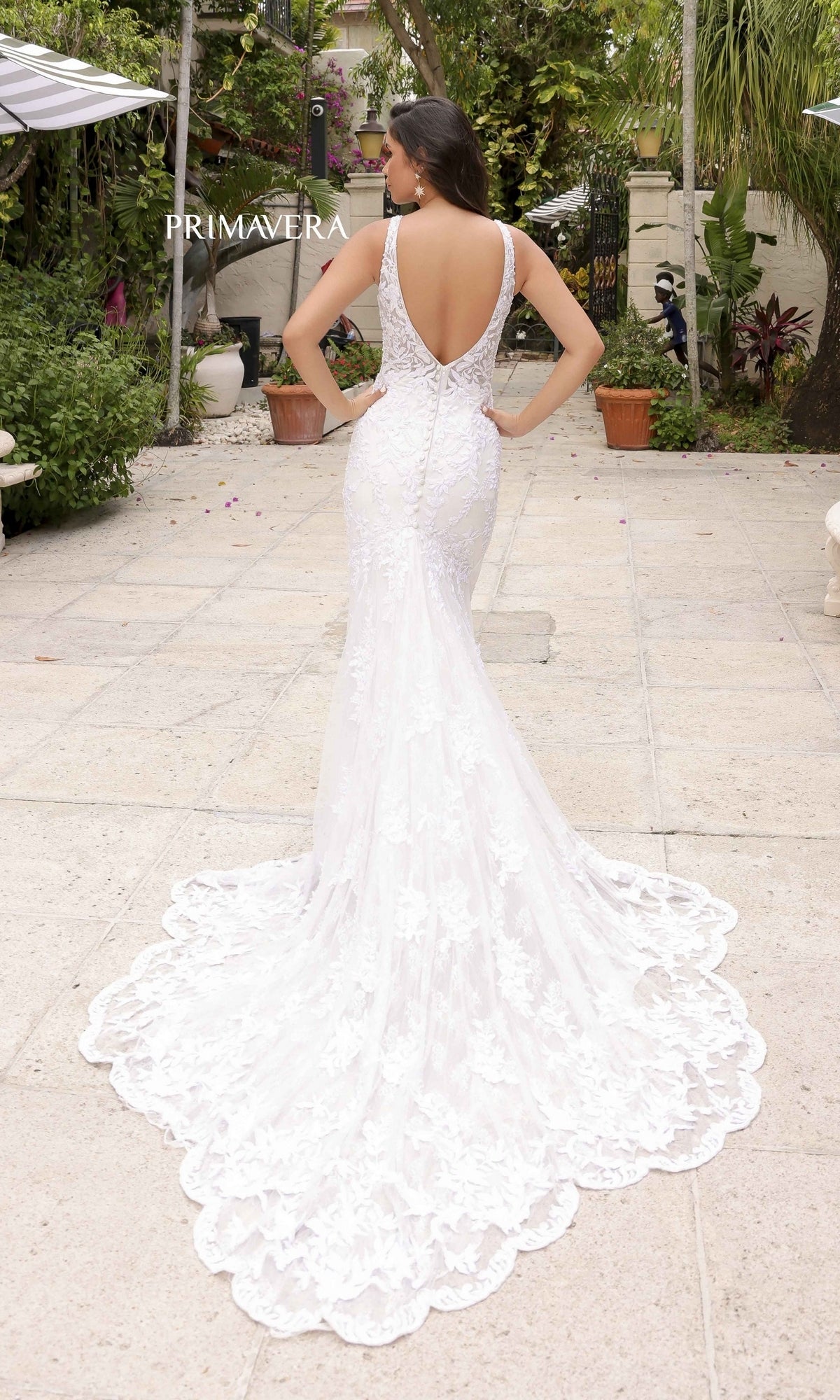 Primavera 11109 Long Wedding Dress