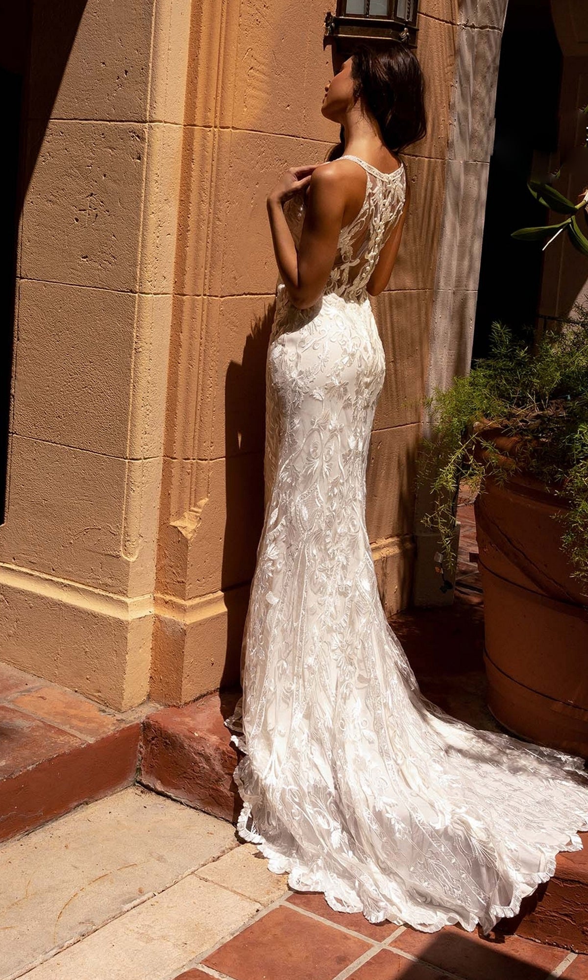 Long Wedding Dress 11132 by Primavera