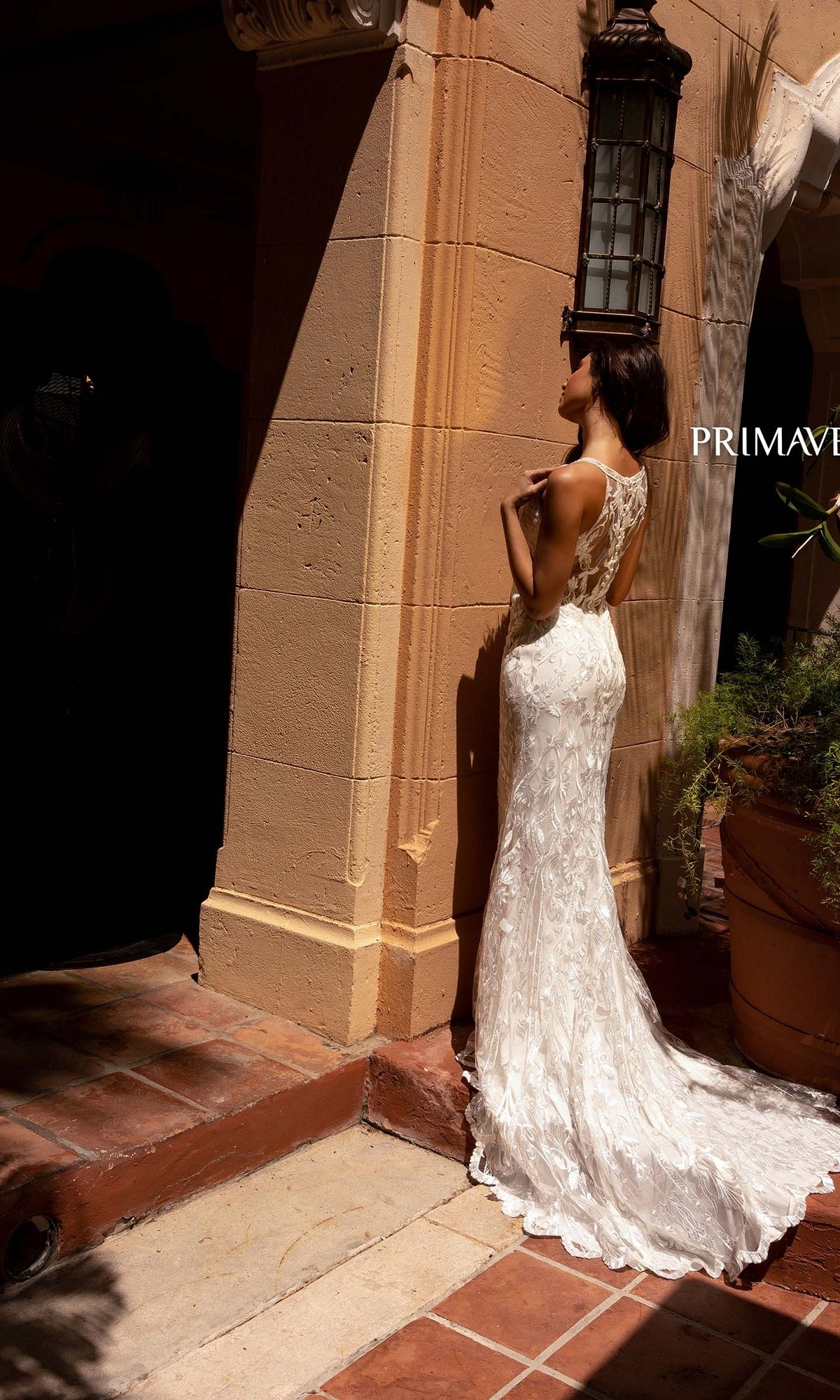 Long Wedding Dress 11132 by Primavera