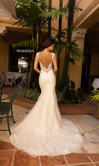Long Wedding Dress 11133 by Primavera