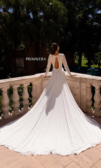 Long Wedding Dress 11140 by Primavera
