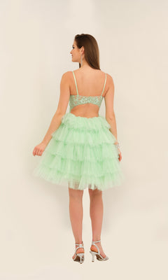 Short Sweetheart A-Line Homecoming Dress with Ruffles Black / 10