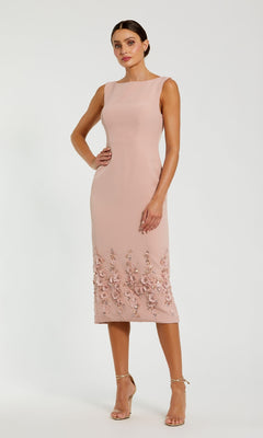 sleeveless elegant dress Elizabeth K GL2531 Prom Dress - Silver main image 0