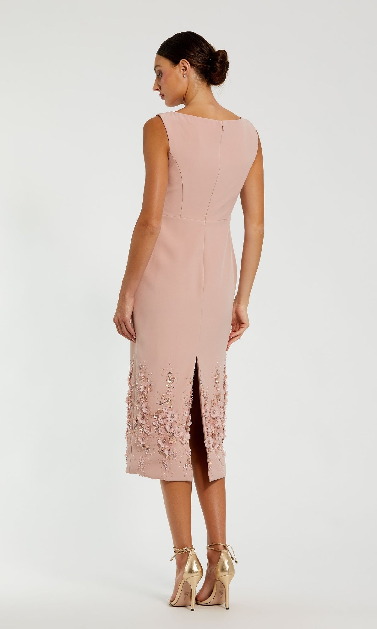 Midi Sheath Wedding Guest Dress: Mac Duggal 11853