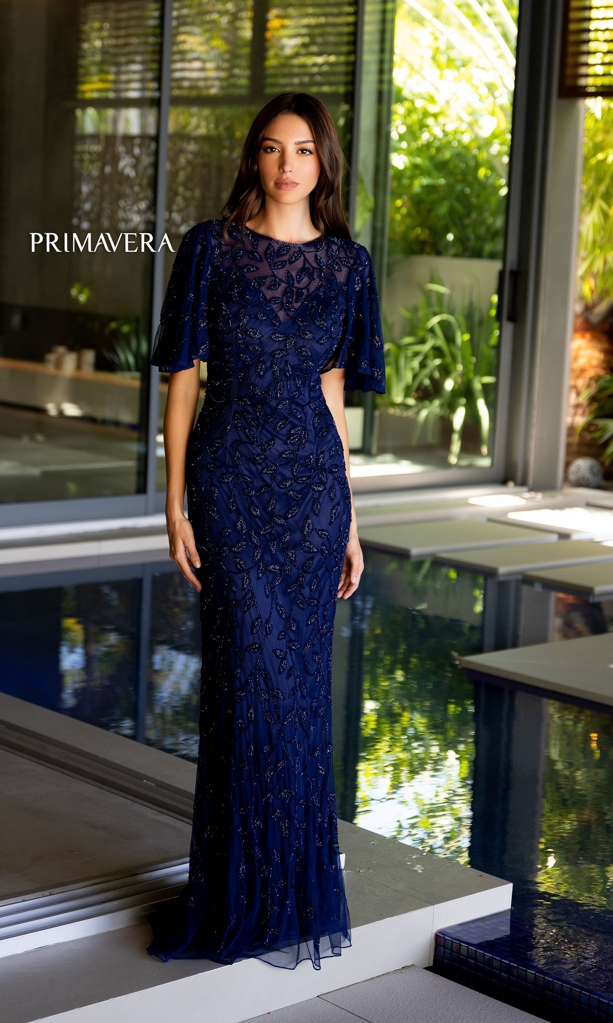 Primavera 13111 Long Prom Dress