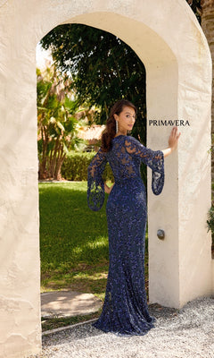 Primavera 13136 Modest Formal Dress Nude / 18