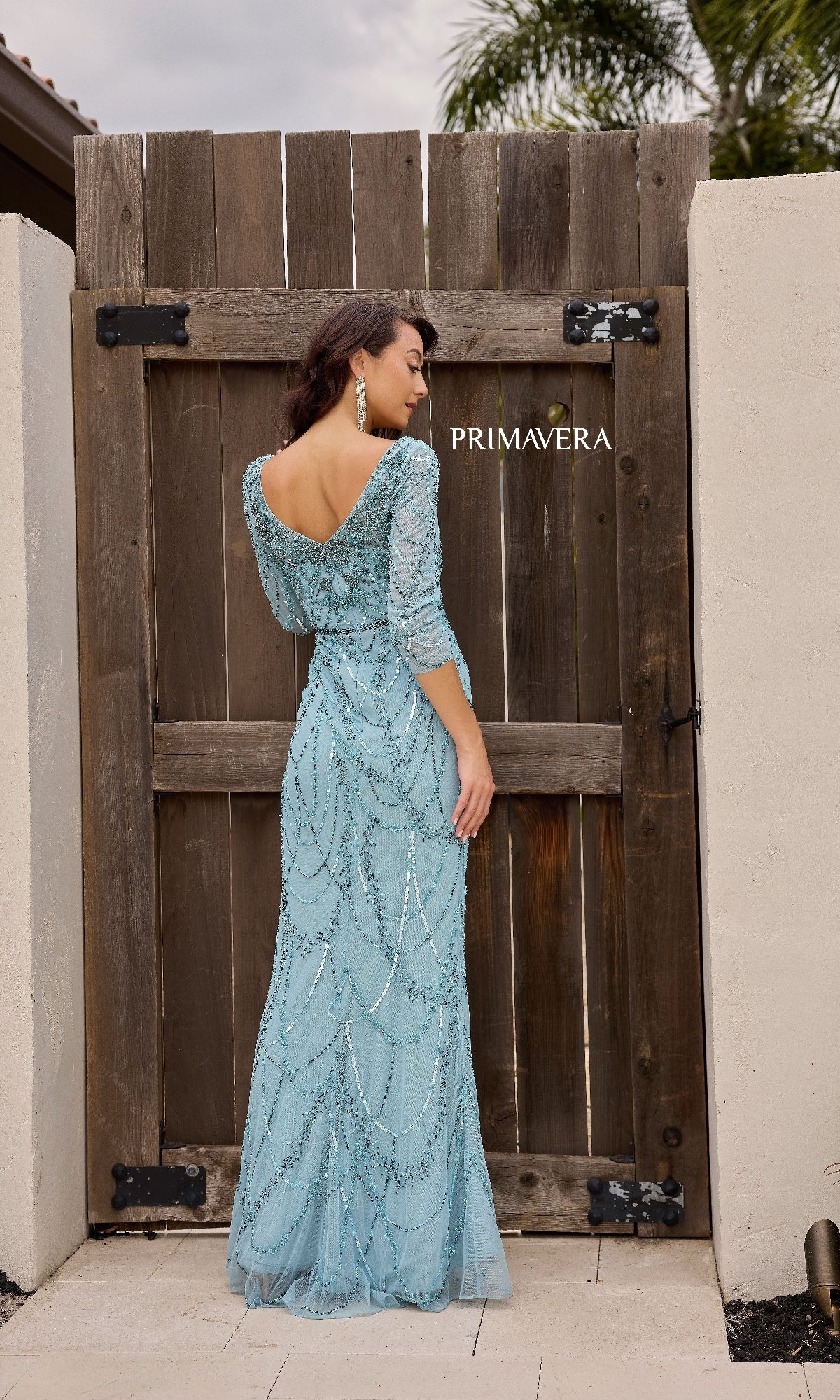 Primavera 13156 Modest Formal Dress Dusty Pink / 6 Primavera 13156 Modest Formal Dress Dusty Pink / 6