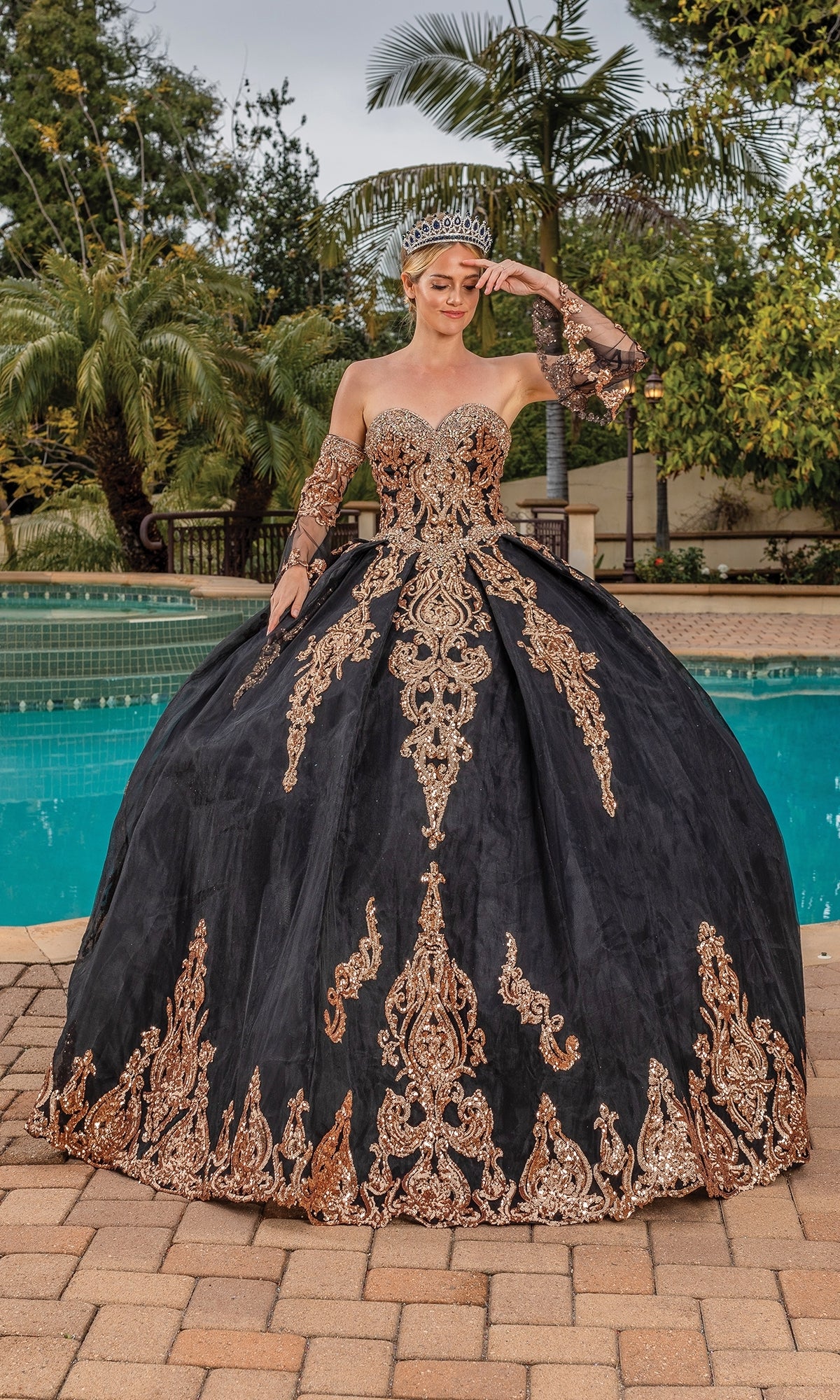 Dancing Queen 1512 Quinceanera Ball Gown PromGirl Dancing Queen 1512 Quinceanera Ball Gown PromGirl