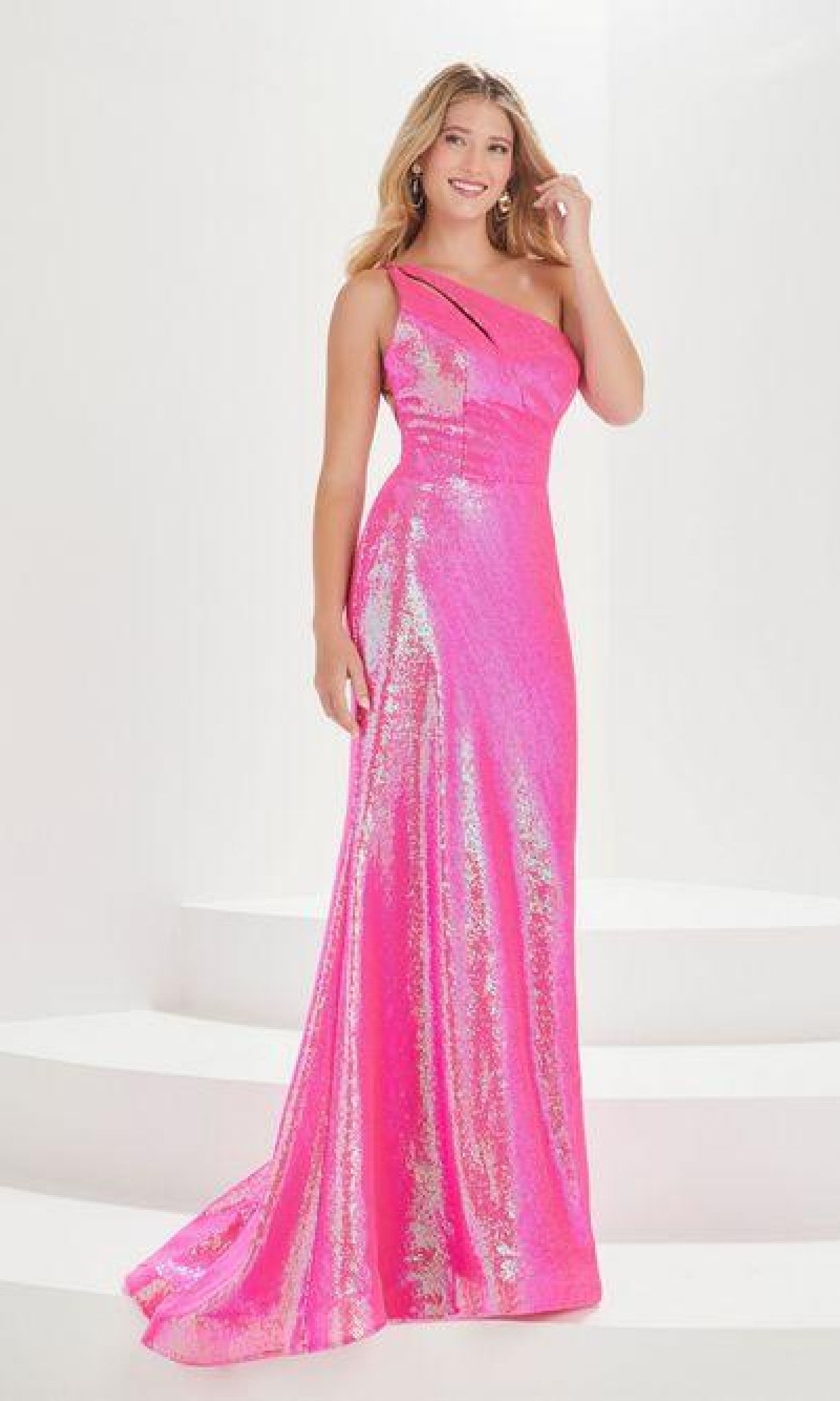 Bright Sequin Prom Dress: Tiffany 16006