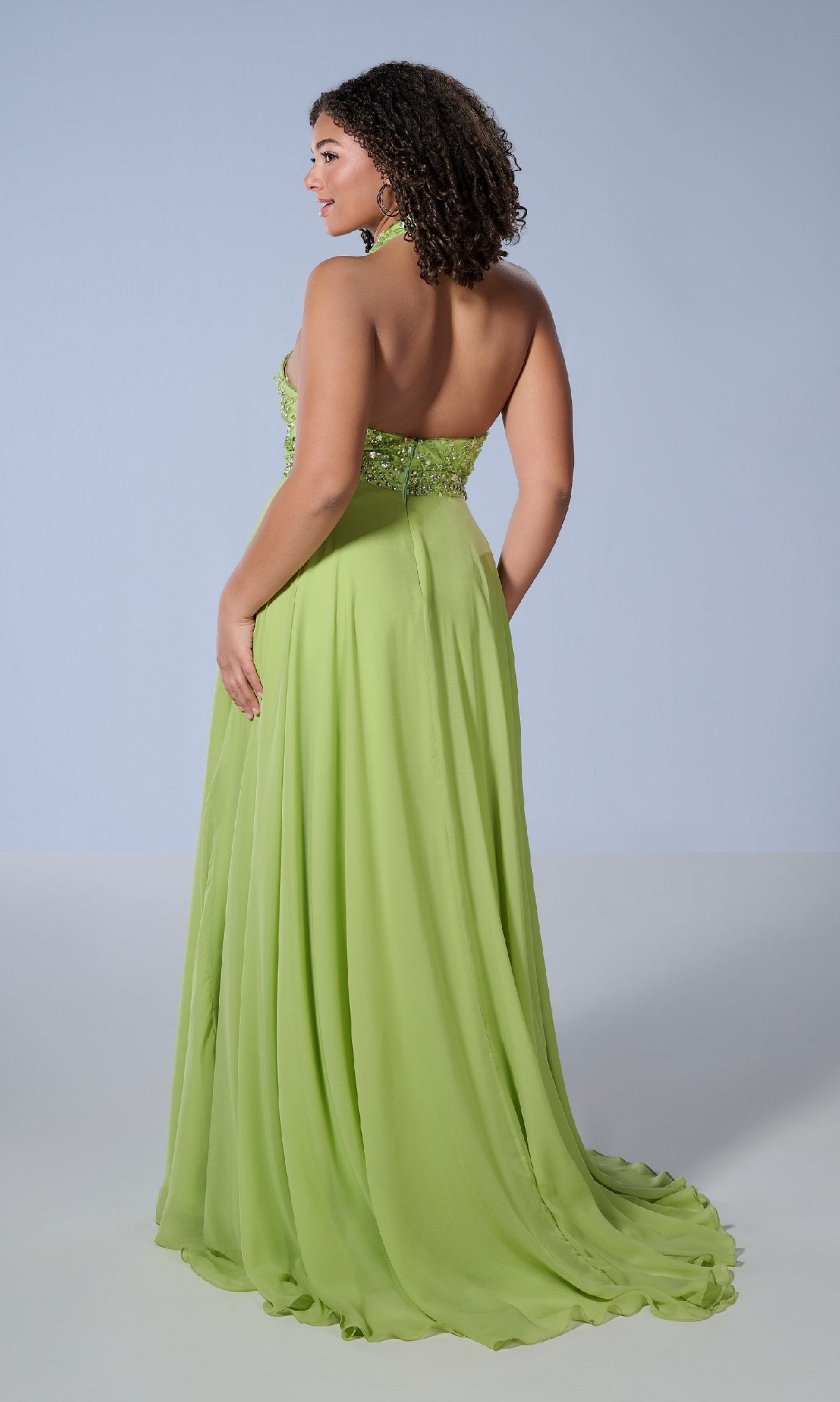Tiffany 16167 Long Plus-Size Prom Dress - PromGirl Tiffany 16167 Long Plus-Size Prom Dress - PromGirl