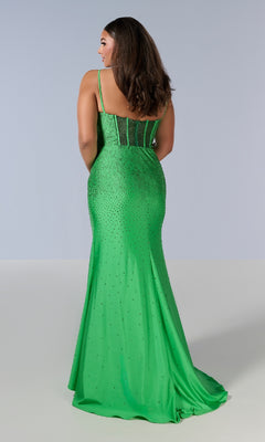 Tiffany 16194 Long Plus-Size Prom Dress