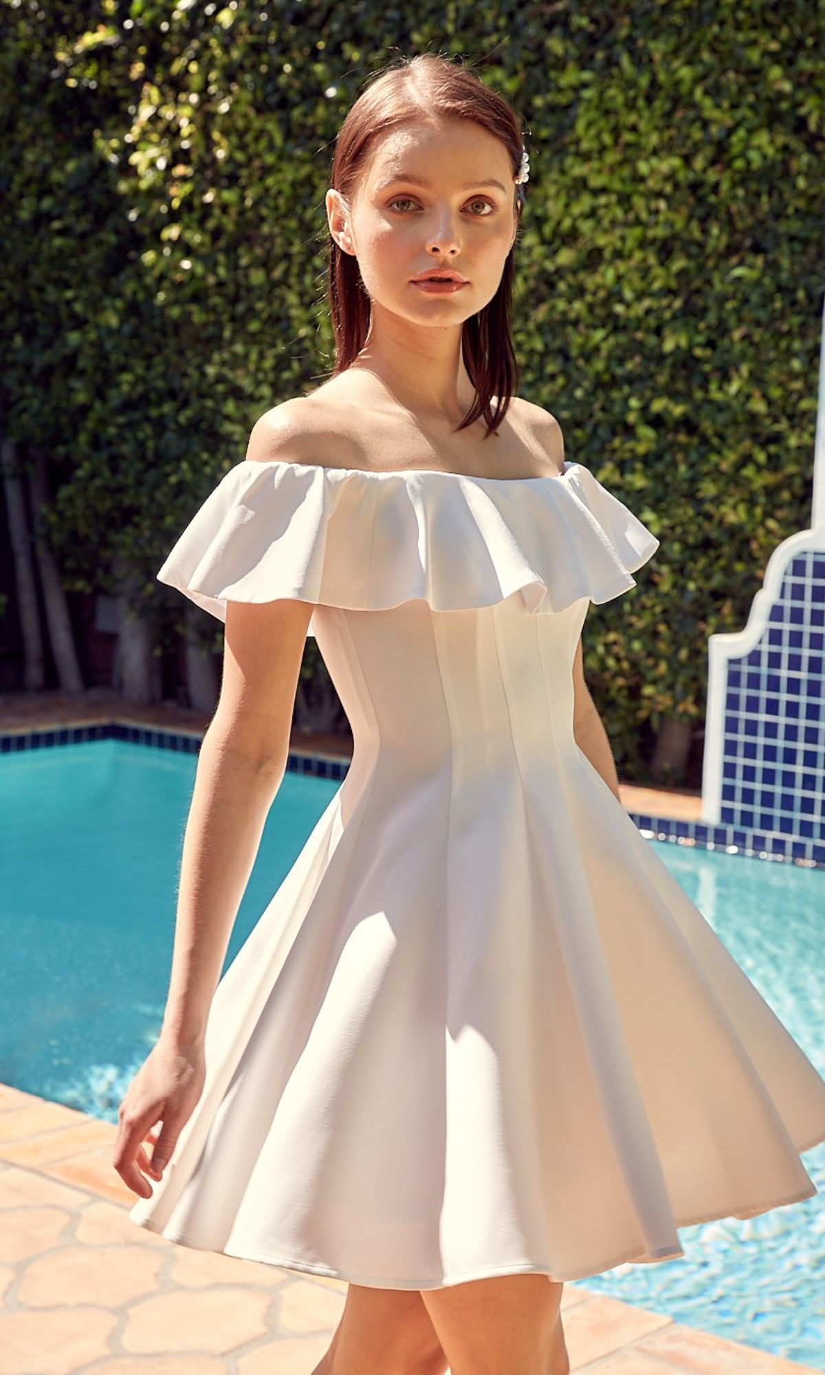 Off-the-Shoulder Short Party Dress
