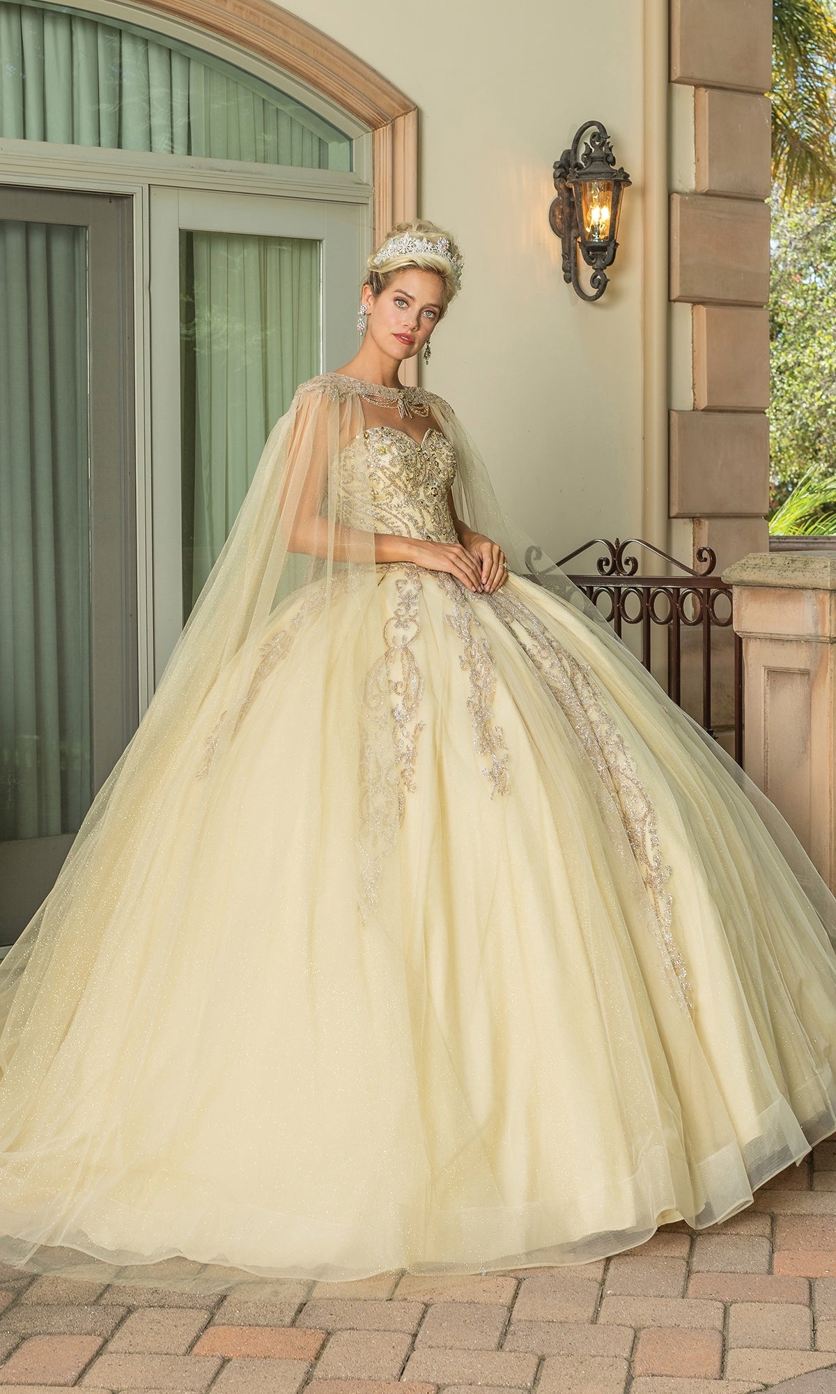 Lace and Glitter Tulle Long Quinceanera Ball Gown Black / XLarge