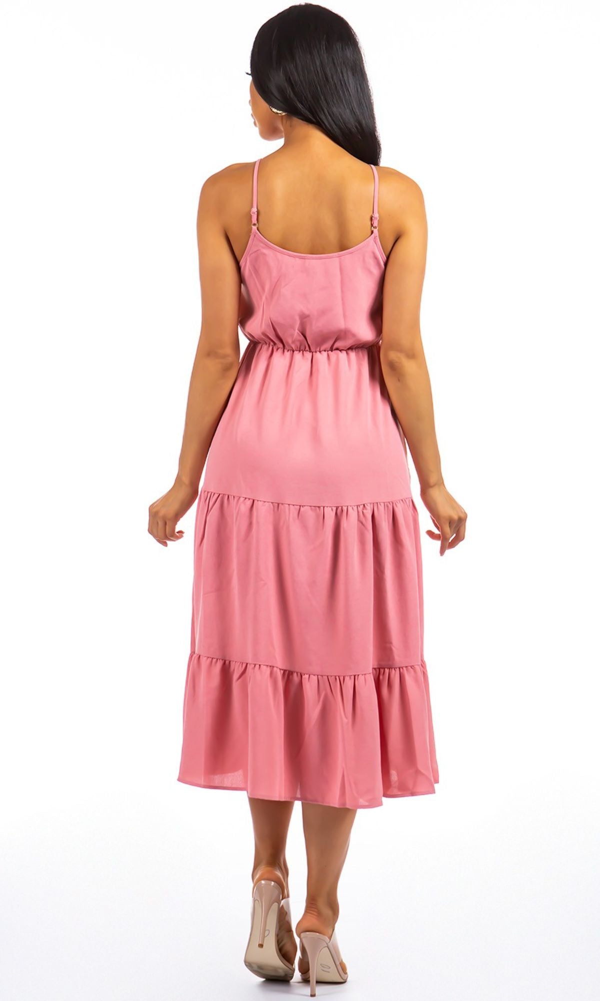 Dusty pink casual dress outlet