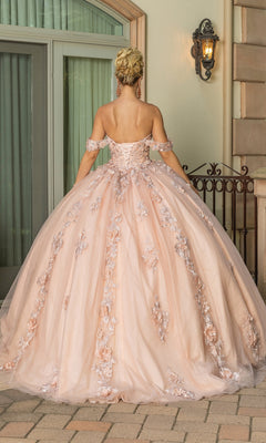 Dancing Queen 1687 Long Quinceanera Dress PromGirl Dancing Queen 1687 Long Quinceanera Dress PromGirl