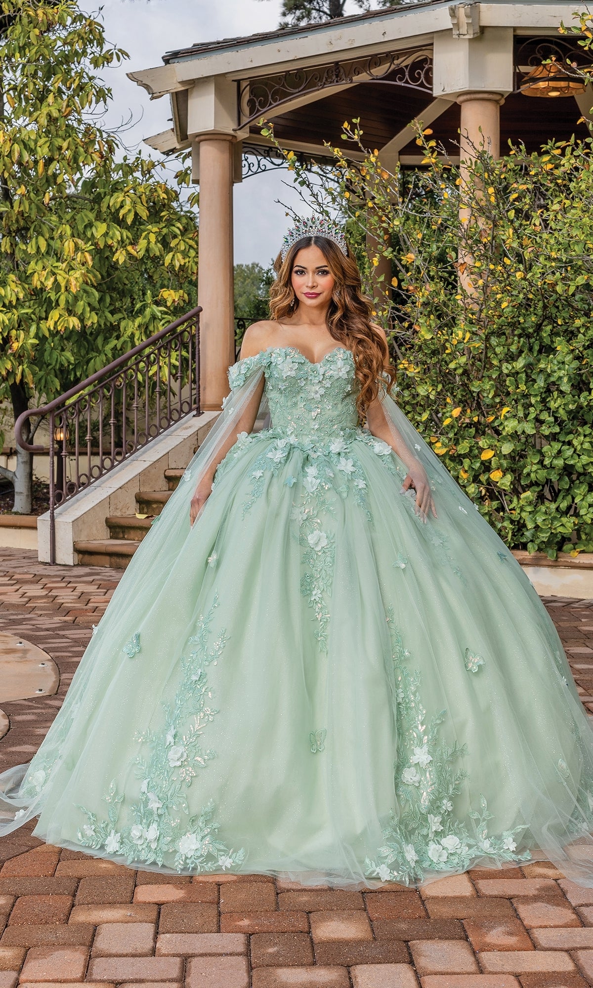 slim fit dress slacks Quinceanera Dress 1838 By Dancing Queen Sage / XSmall