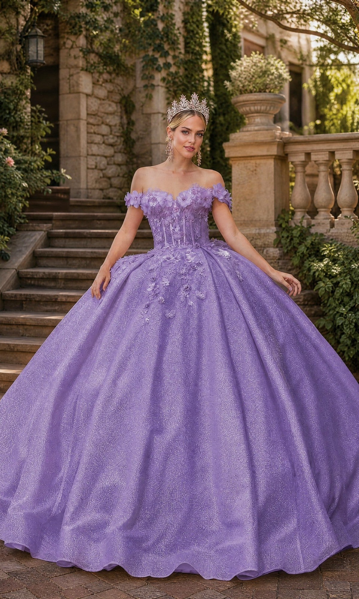 Dancing Queen 1888 Long Quinceanera Dress – PromGirl