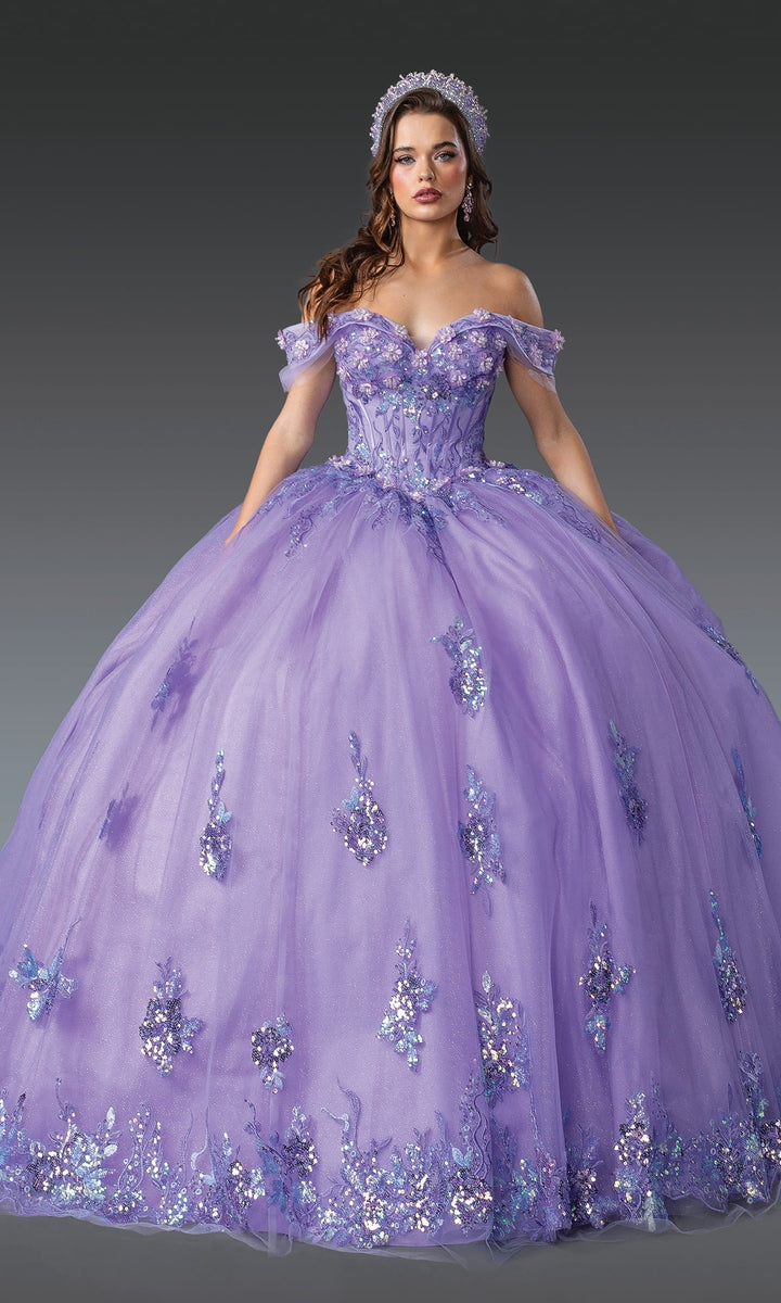 Dancing Queen 1929 Long Quinceanera Dress – PromGirl