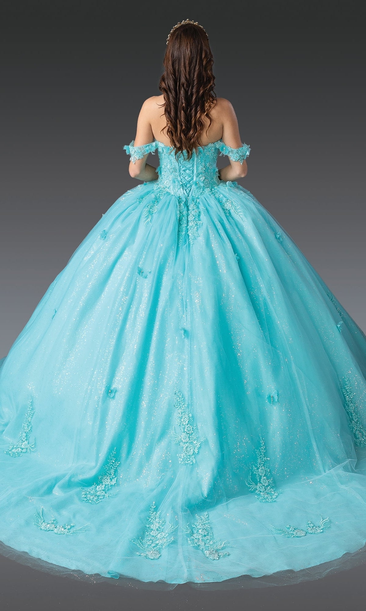 princess polly baby blue dress Quinceanera dresses and tuxedo rentals in Arizona main image 0