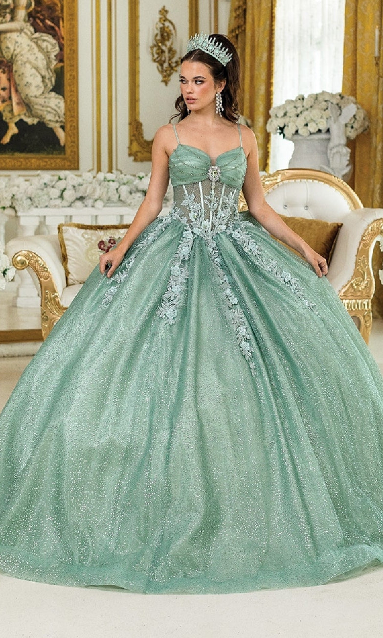 Corset Long Quinceanera Ball Gown with Back Bow Royal Blue / 3XLarge Corset Long Quinceanera Ball Gown with Back Bow Royal Blue / 3XLarge