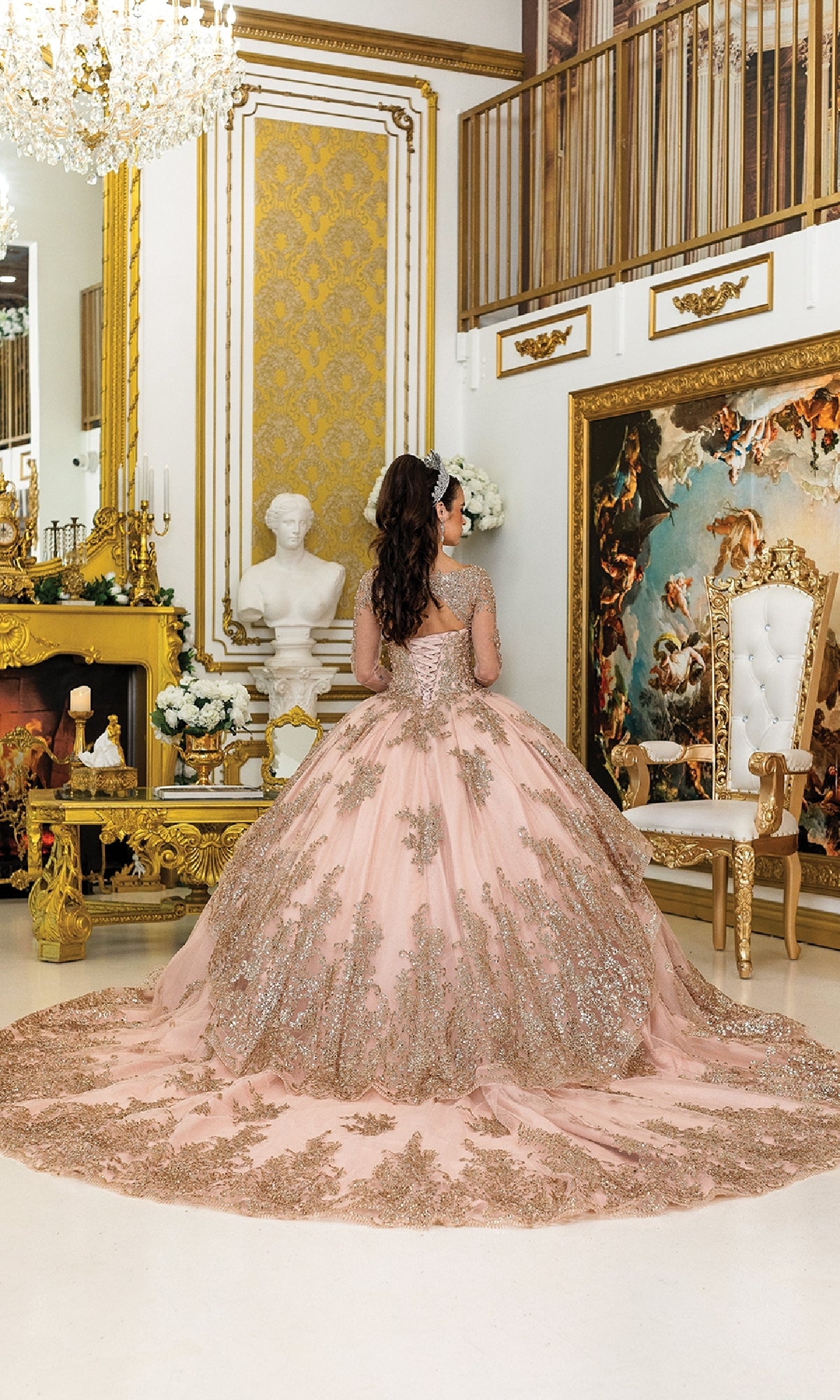 Dancing Queen 1968 Long Quinceanera Dress – PromGirl