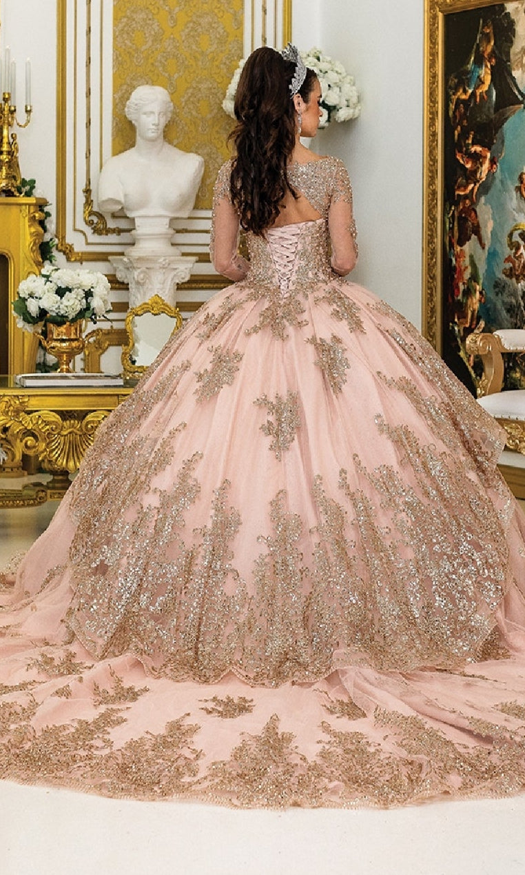 本日限定値下　ANDWANG Élégance Ribbon Dress M Dancing Queen 1968 Long Quinceanera Dress – PromGirl
