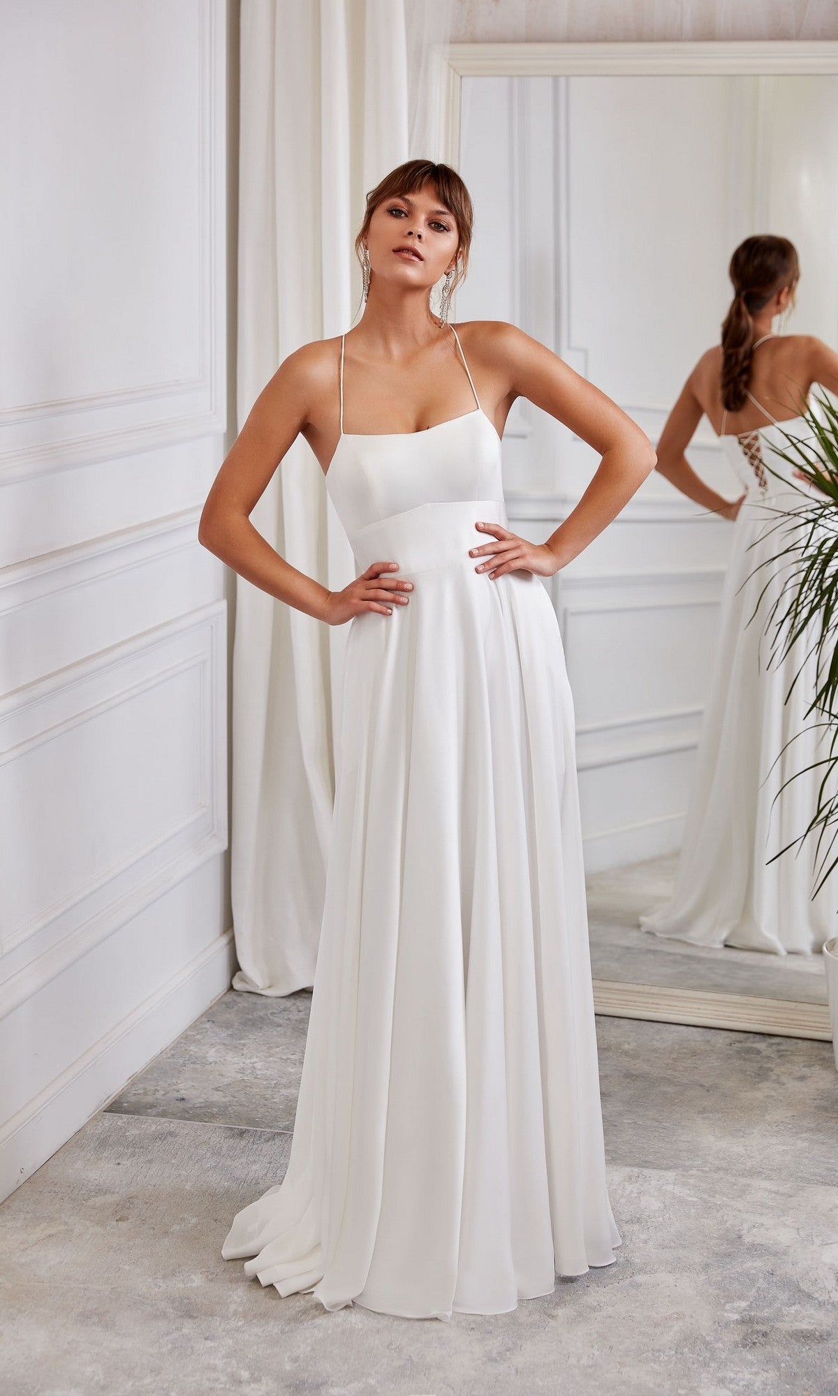 Aerie Couture 2005 Long White Dress– PromGirl
