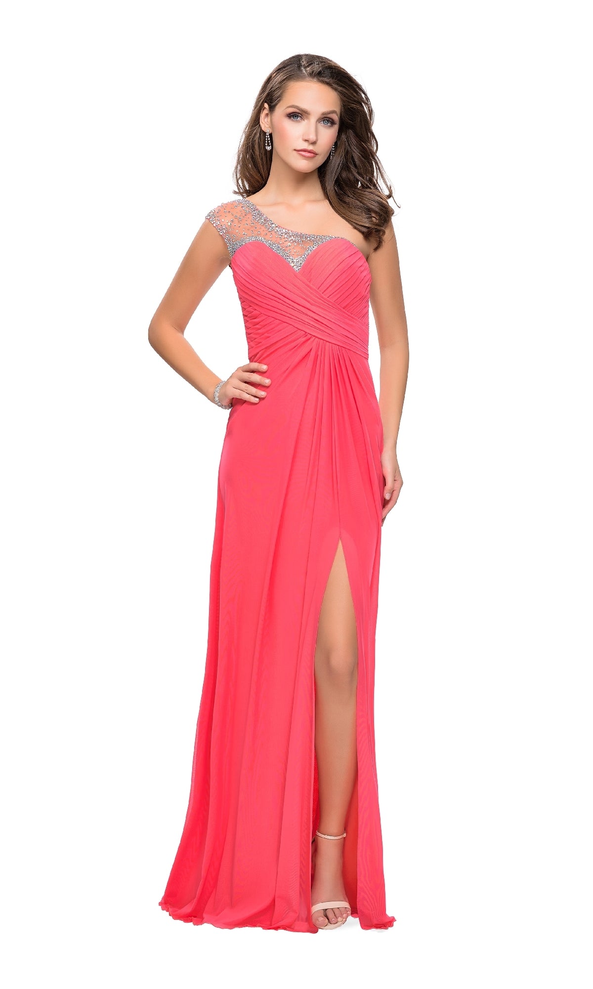 Long Prom Dress: La Femme 20384