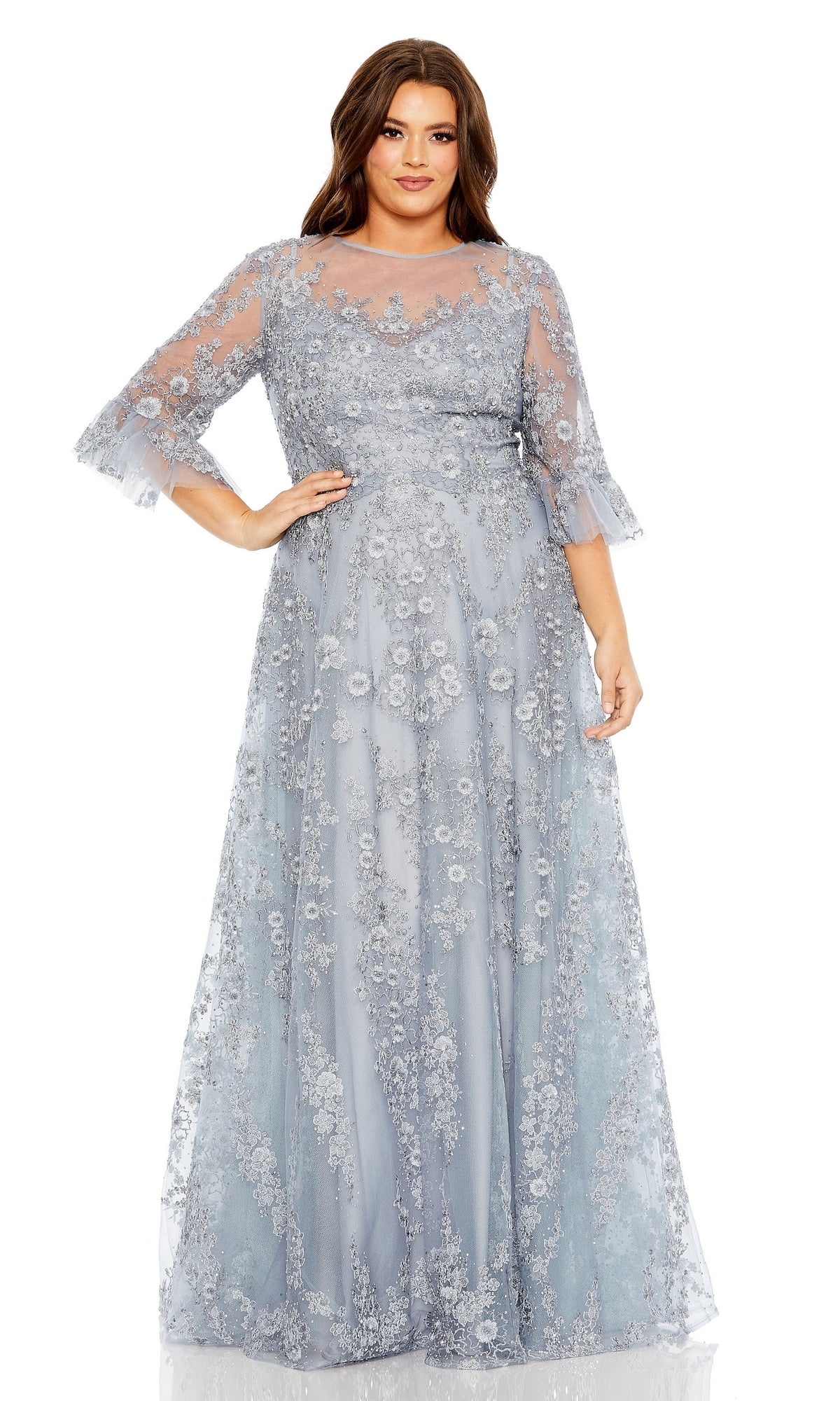 Long Plus-Size Formal Dress 20471 by Mac Duggal