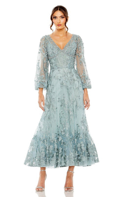 Midi Lace Formal Dresses with Long Sleeves PromGirl Midi Lace Formal Dresses with Long Sleeves PromGirl