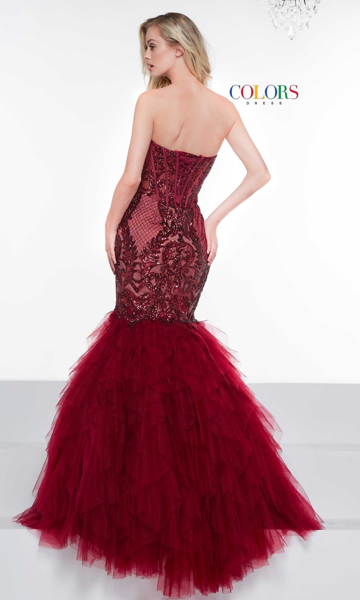 Strapless Sweetheart Long Mermaid Prom Dress 2067
