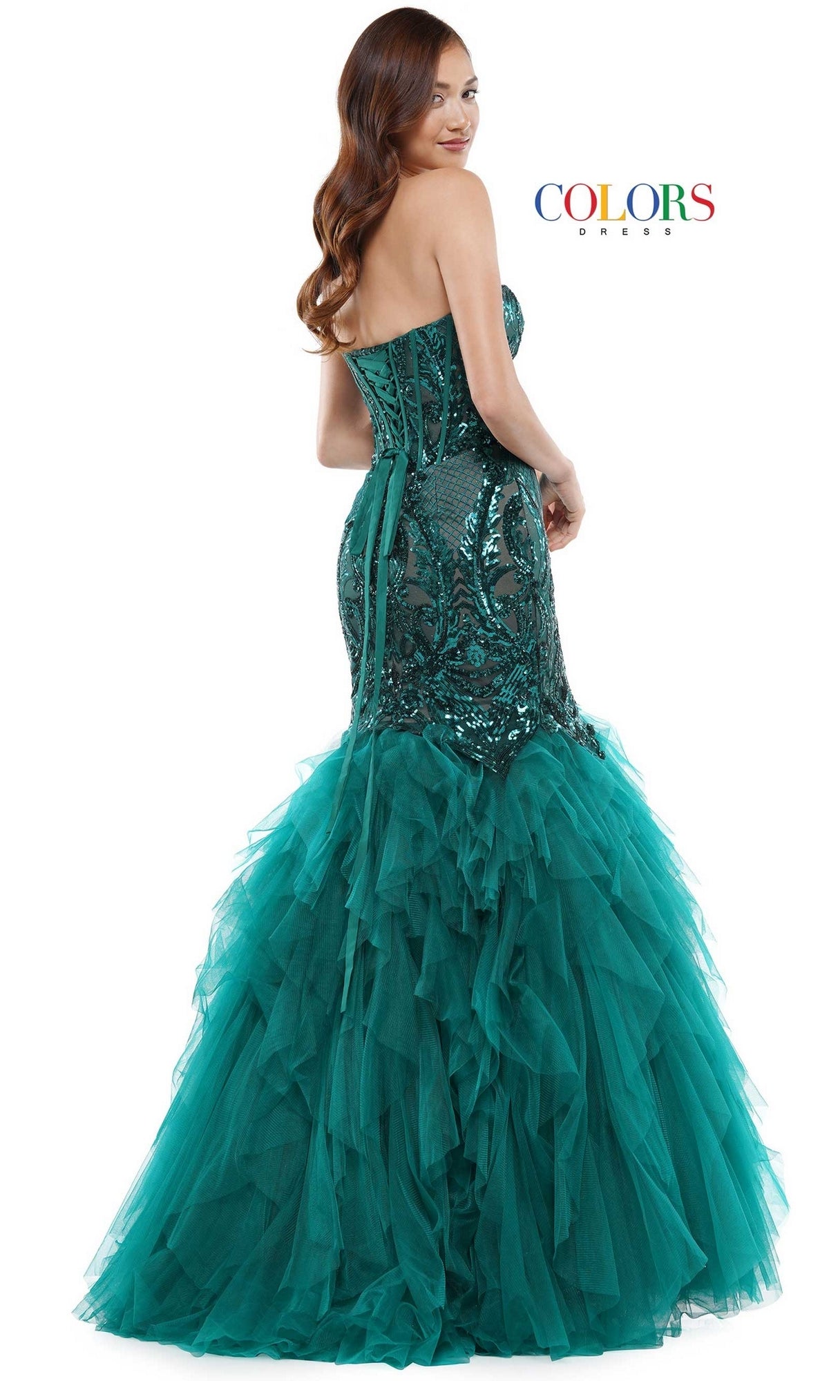 Strapless Sweetheart Long Mermaid Prom Dress 2067