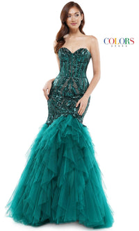 Strapless Sweetheart Long Mermaid Prom Dress 2067