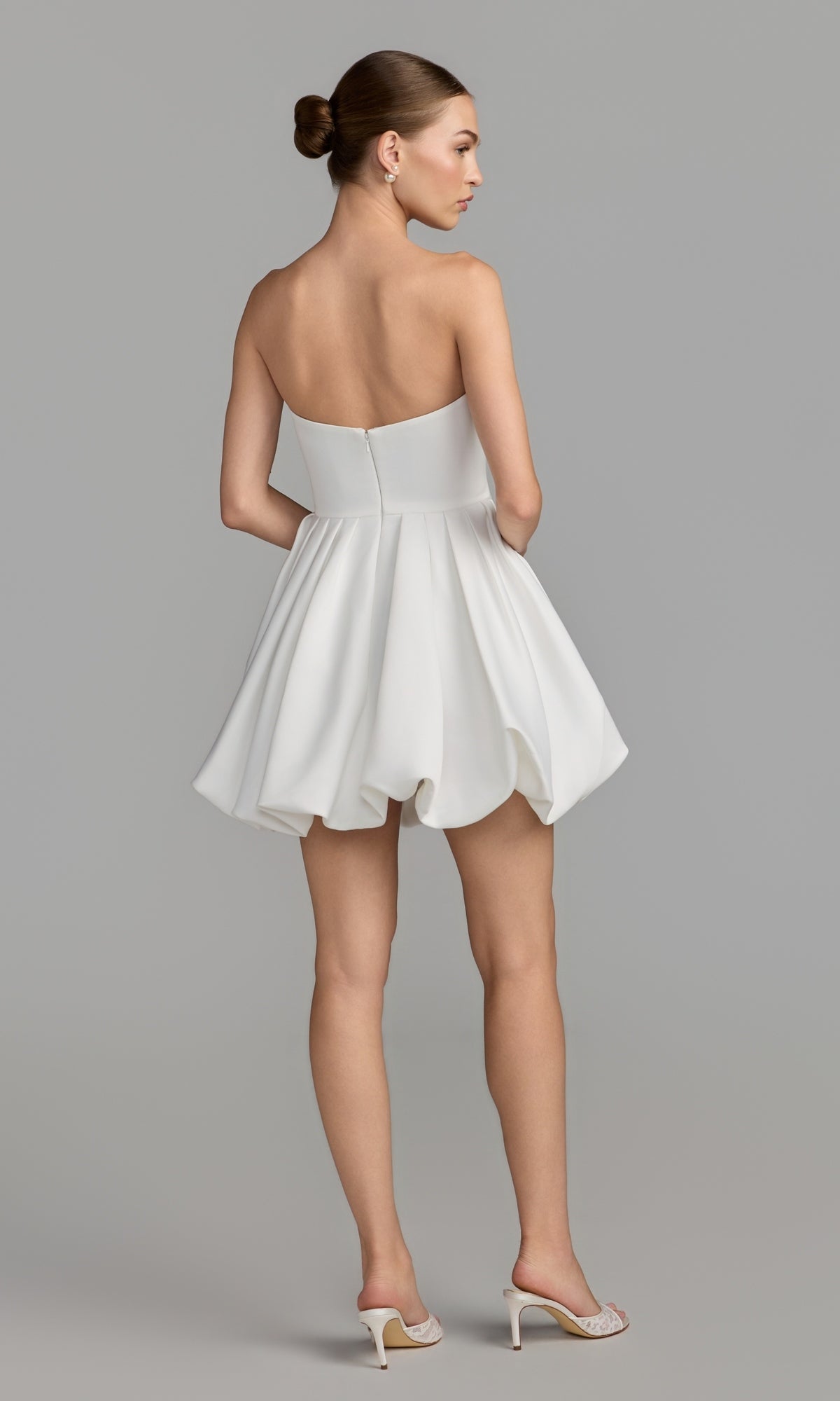 mcdougall dresses Strapless Short Lilac Cocktail Dress with Bubble Hem – PromGirl Embrace tradition sapphire Silk slip Dress, Colors:Slate Loose kaftan dresses