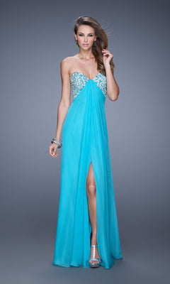 La Femme Dress 20784 Aquamarine / 00 La Femme Dress 20784 Aquamarine / 00