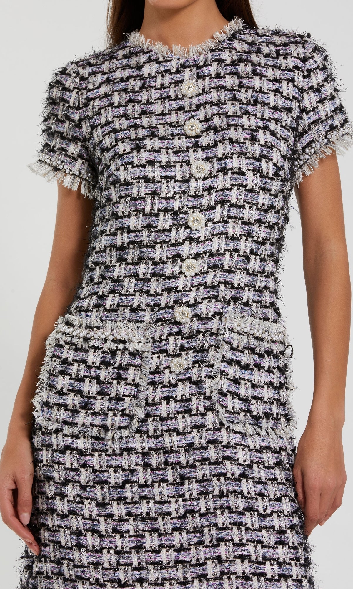 Short Sleeve Short Semi-Formal Dress with Pockets PromGirl Short Sleeve Short Semi-Formal Dress with Pockets PromGirl