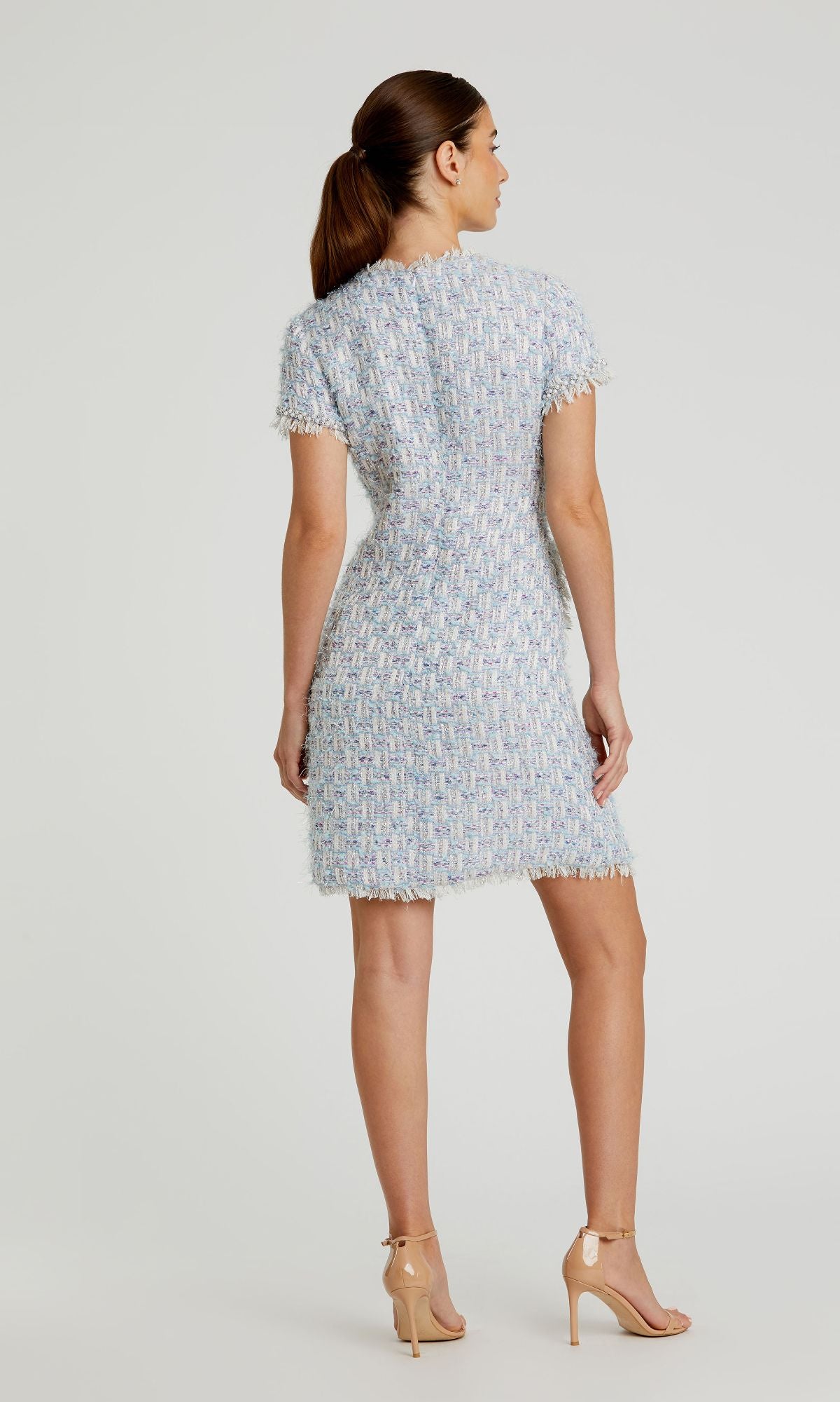 Short Sleeve Short Semi-Formal Dress with Pockets– PromGirl Short Sleeve Short Semi-Formal Dress with Pockets– PromGirl