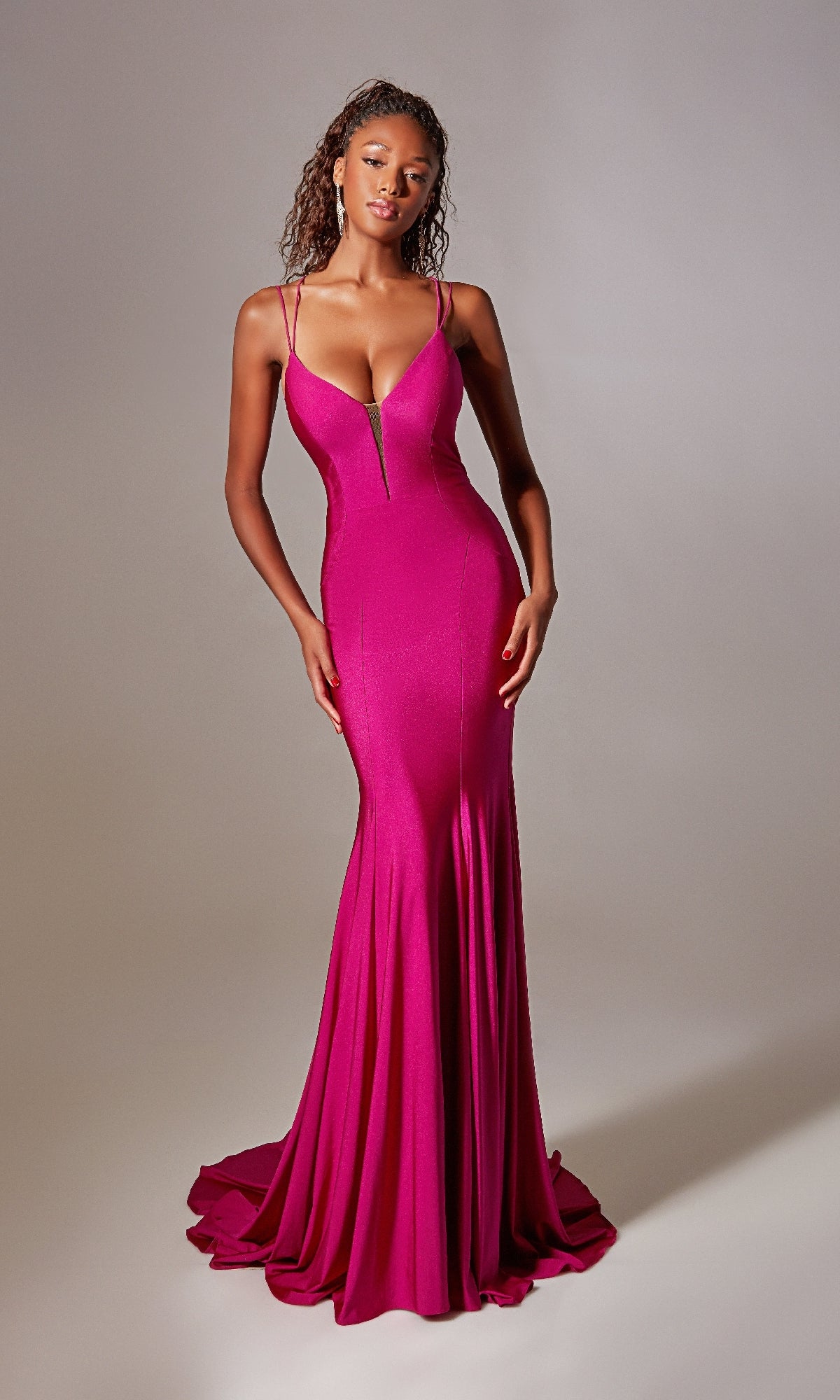 low cut prom dress Deep V-Neck Long Dress: Aerie Couture 210 Cranberry / 000 RS-week3522 Size:7.5 US Women (4.5 UK/AU) outs create an alluring Western Fashion Outfit with