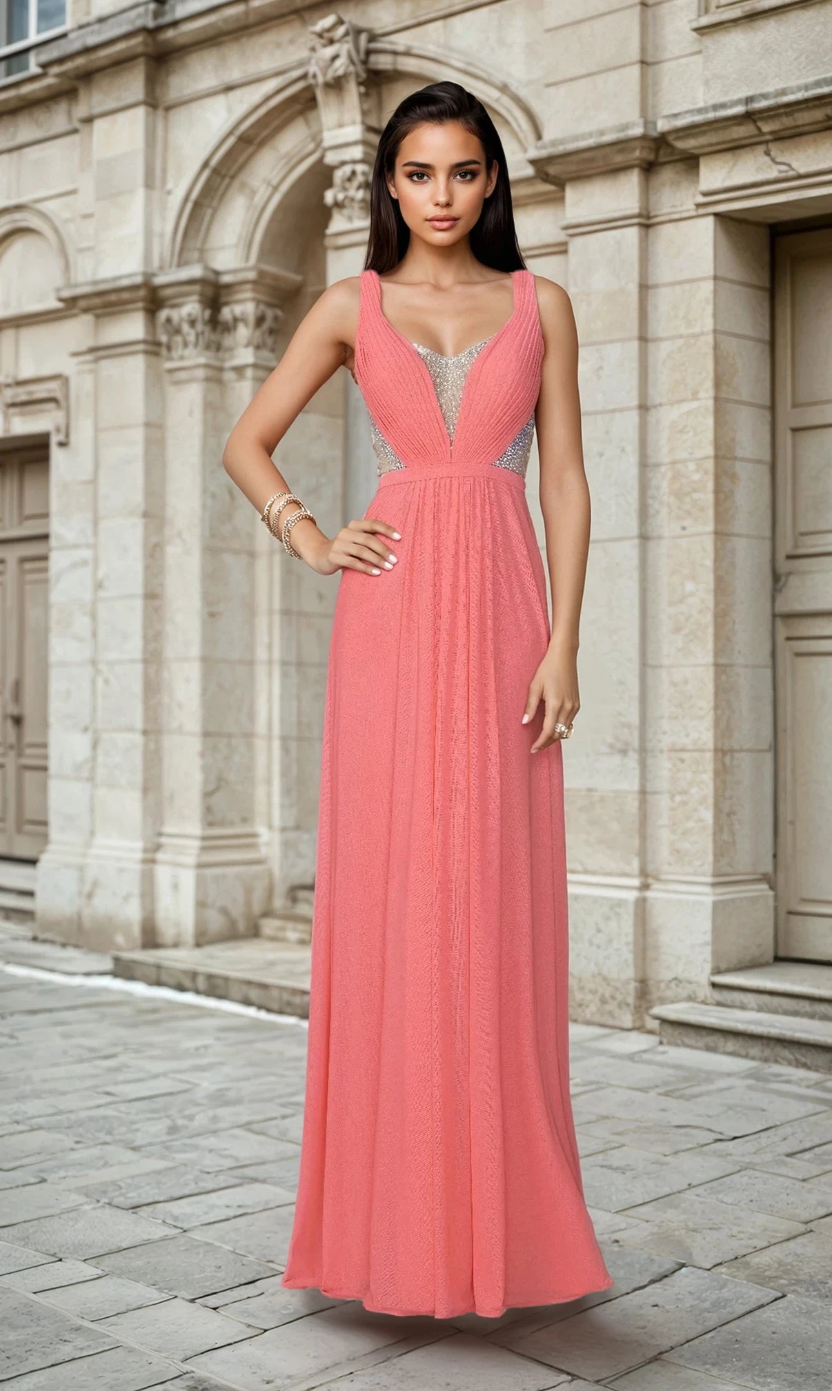 Long Prom Dress: La Femme 22238
