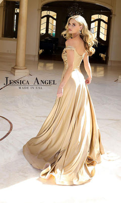 Classic Long Prom Dress with A-Line Skirt Red / Large Classic Long Prom Dress with A-Line Skirt Red / Large