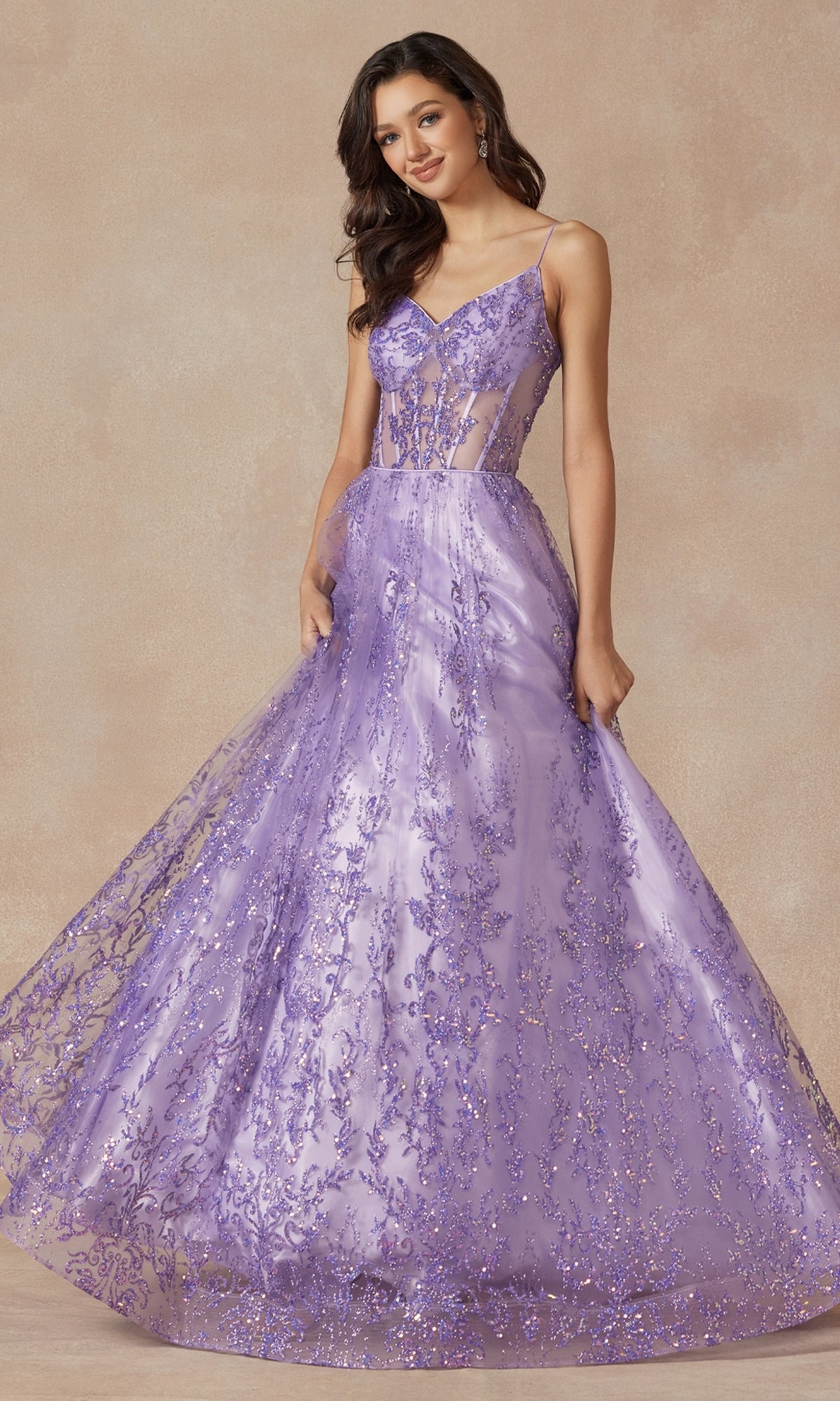 Long Prom Dress 2414 by Juliet